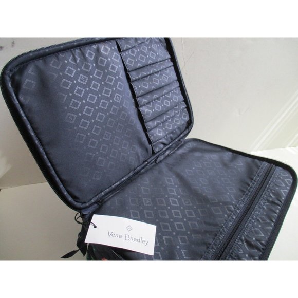 **Vera Bradley Toucan Party Navy Blue Cosmetic Brush Makeup Travel Case - NWT - Picture 9 of 10